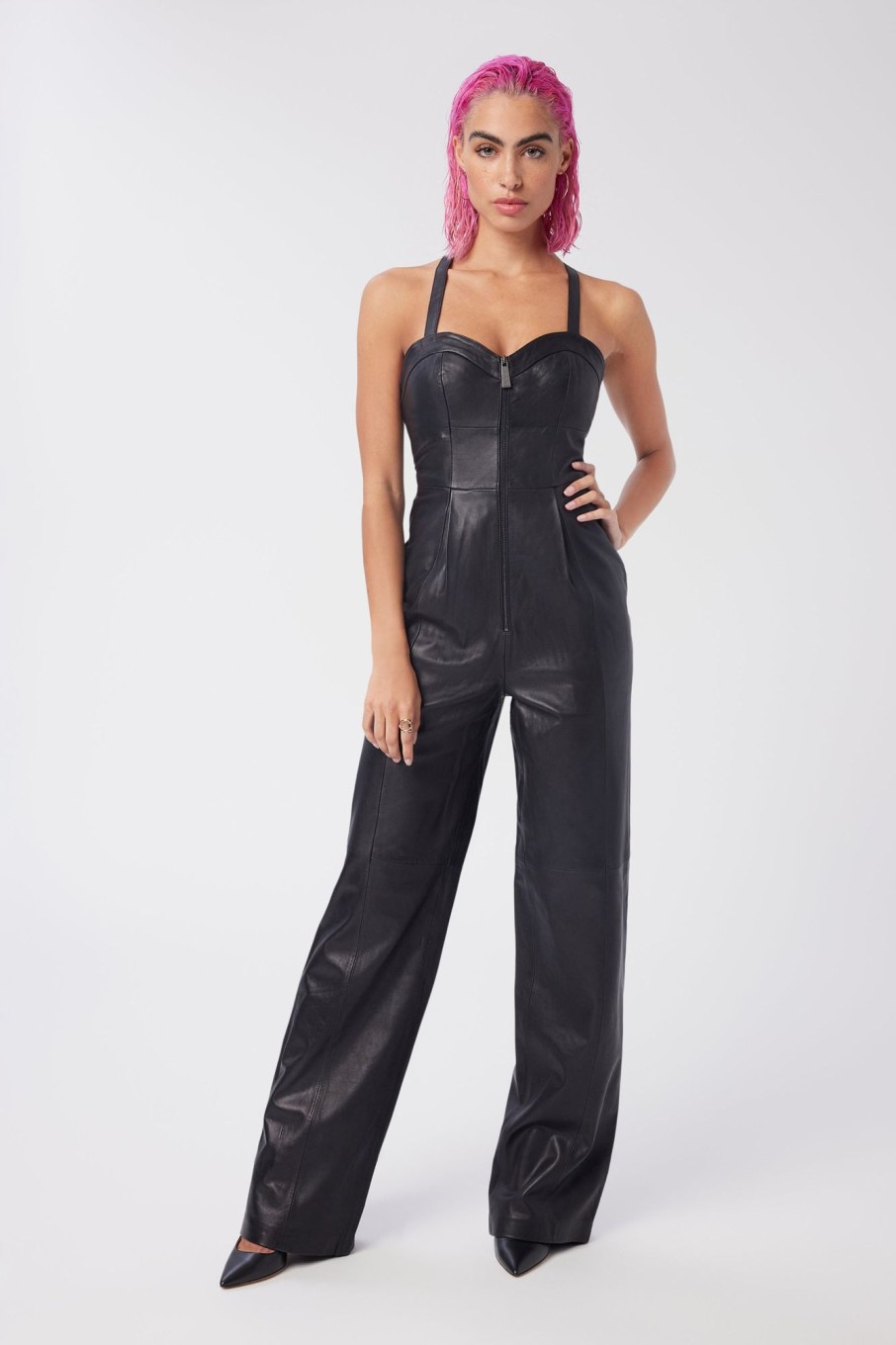 Women LITA Jumpsuits | Spellbound Leather Jumpsuit In Leather