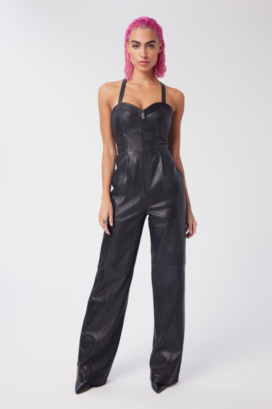 Women LITA Jumpsuits | Spellbound Leather Jumpsuit In Leather