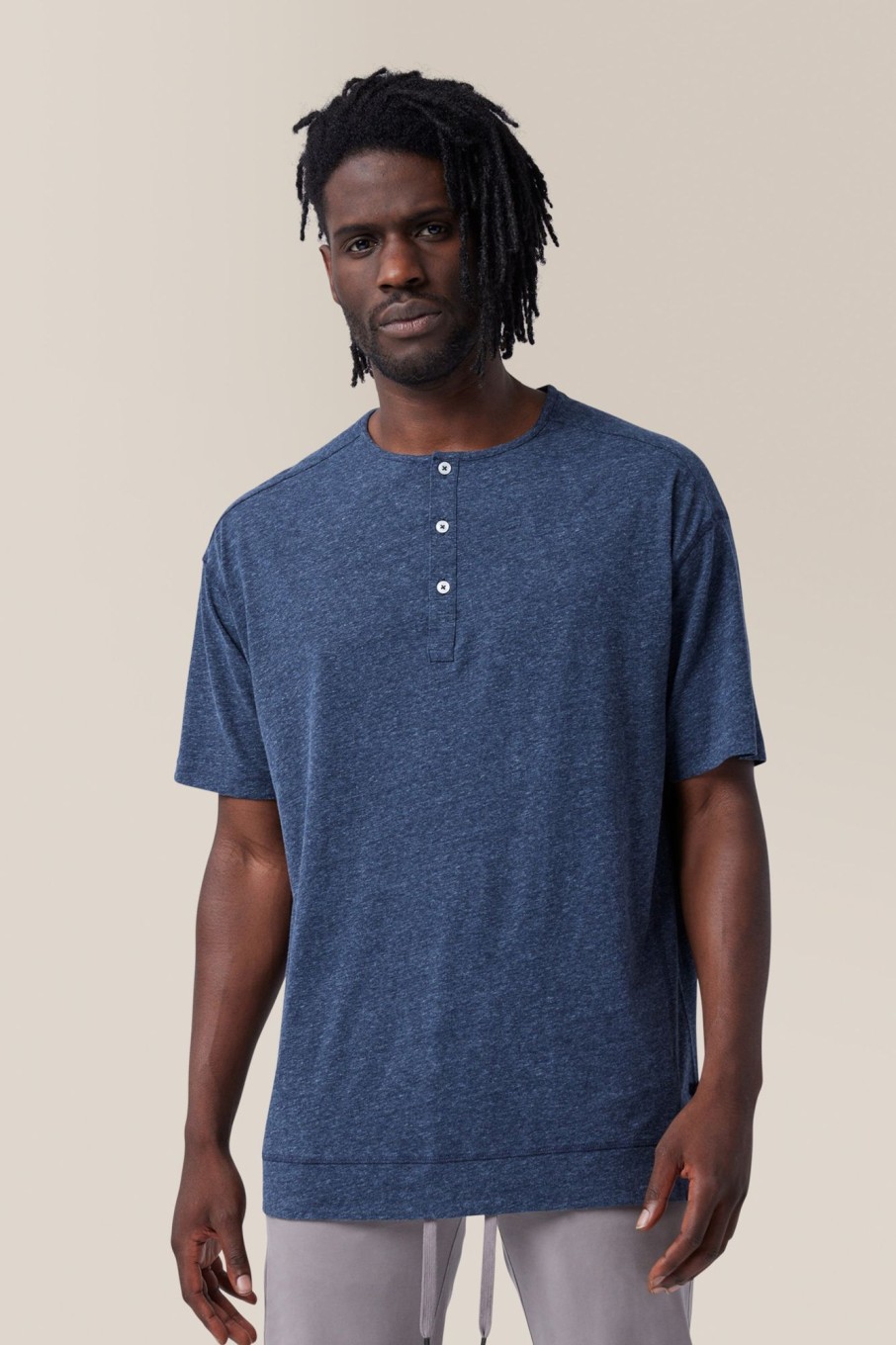 Men Good Man Brand Tees | Short Sleeve Henley