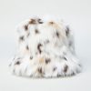 Women LITA | Bucket Hat In Printed Faux Fur