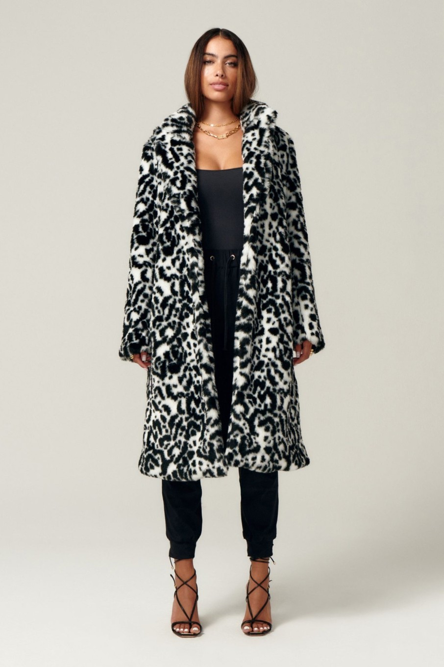 Women LITA Coats & Jackets | Amour Coat In Print Faux Fur