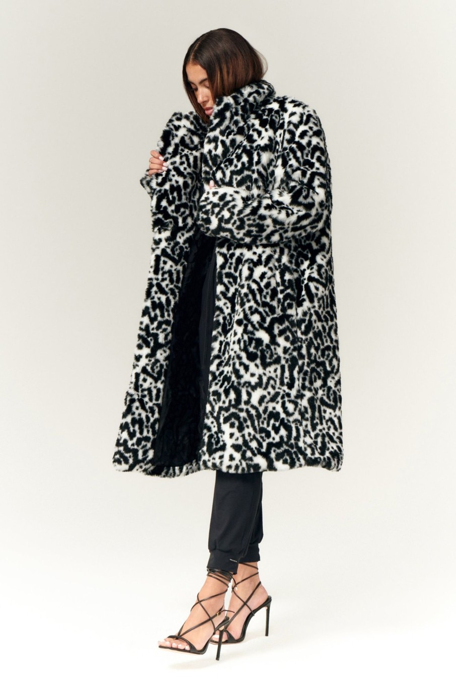 Women LITA Coats & Jackets | Amour Coat In Print Faux Fur