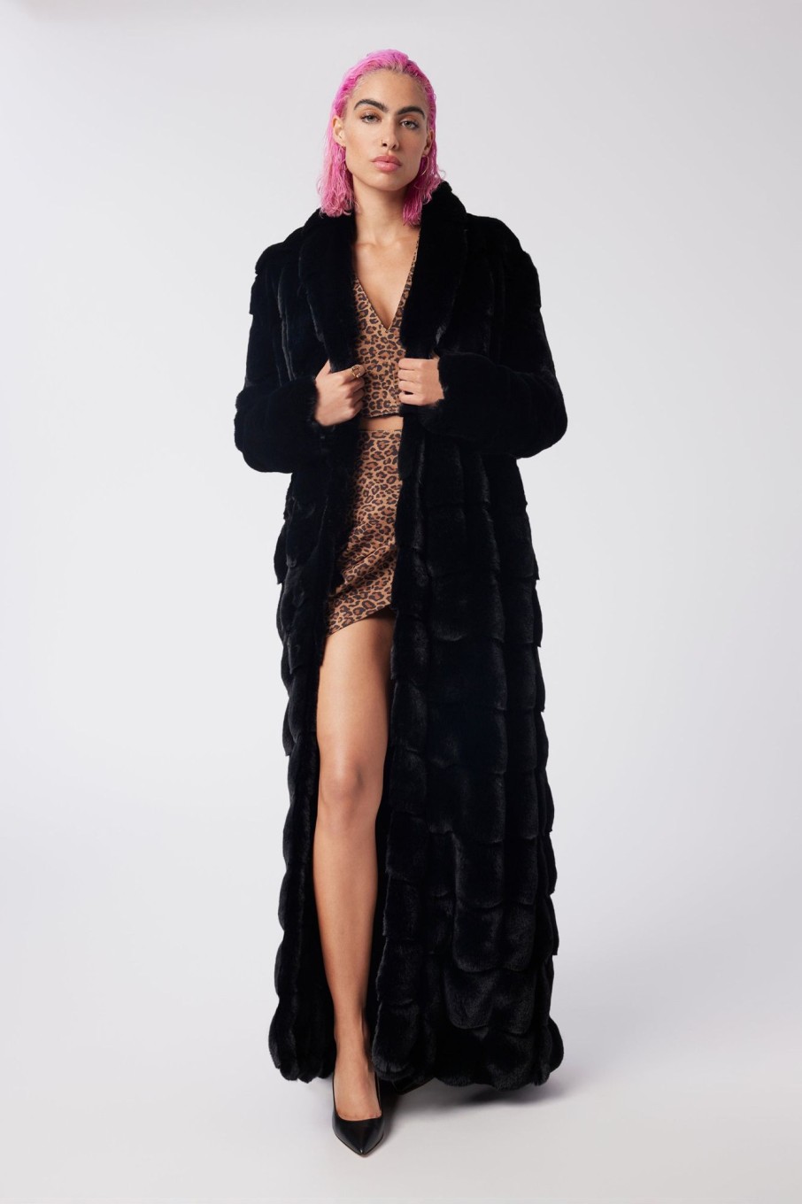 Women LITA Coats & Jackets | The Encore Coat In Faux Fur