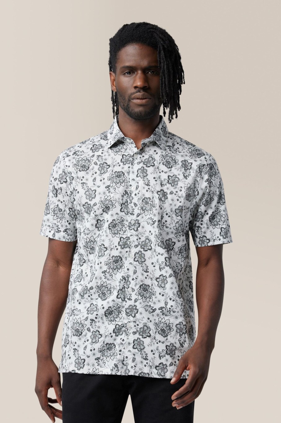 Men Good Man Brand Plaids & Prints | Big On-Point Shirt: Stretch