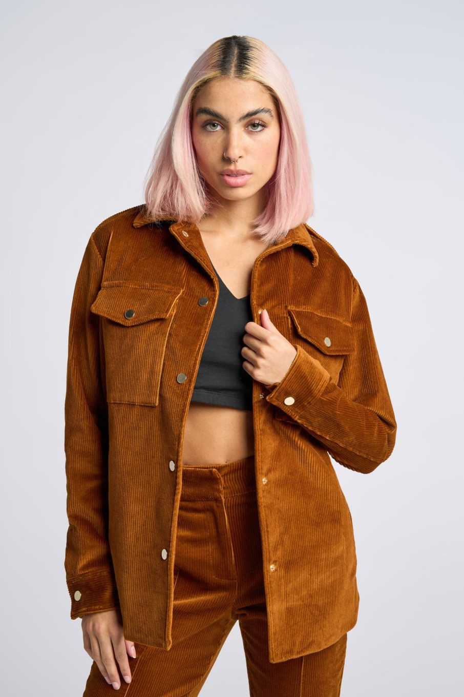 Women LITA Coats & Jackets | Lover Shirt Jacket In Corduroy