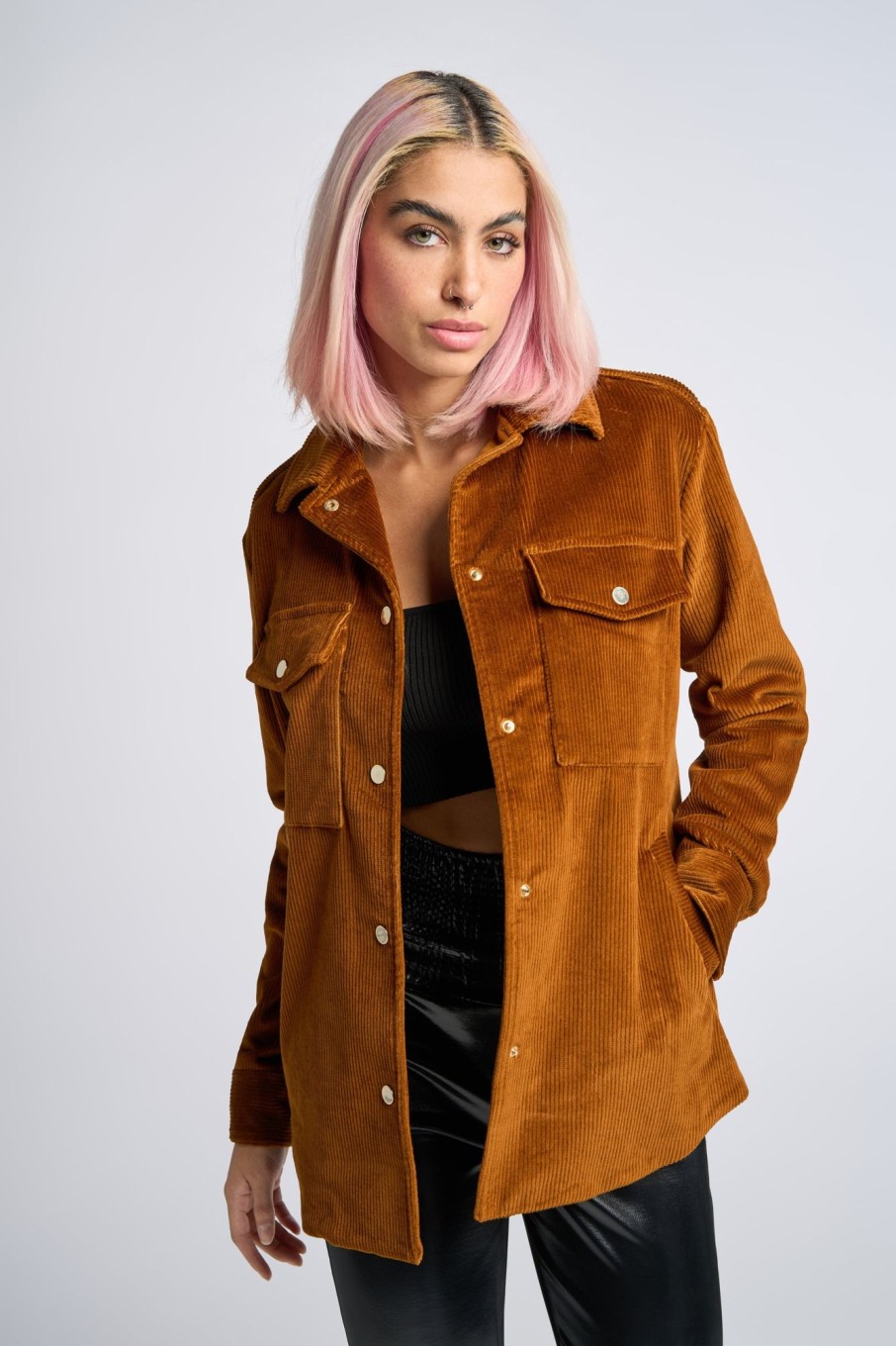 Women LITA Coats & Jackets | Lover Shirt Jacket In Corduroy