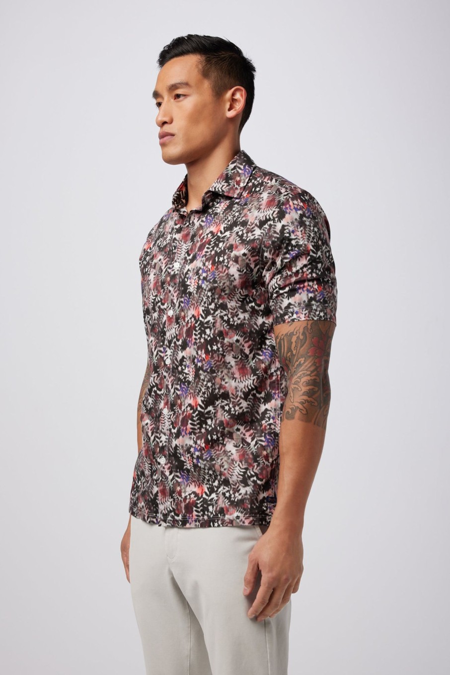 Men Good Man Brand Plaids & Prints | Big On-Point Shirt: Non-Stretch