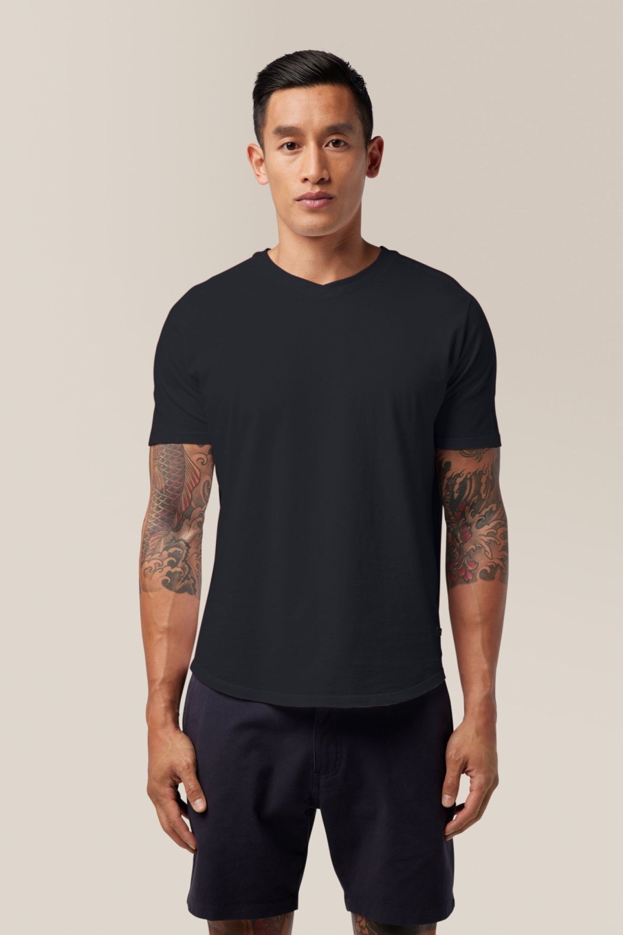 Men Good Man Brand Tees | Slim Fit Hi Vee Tee