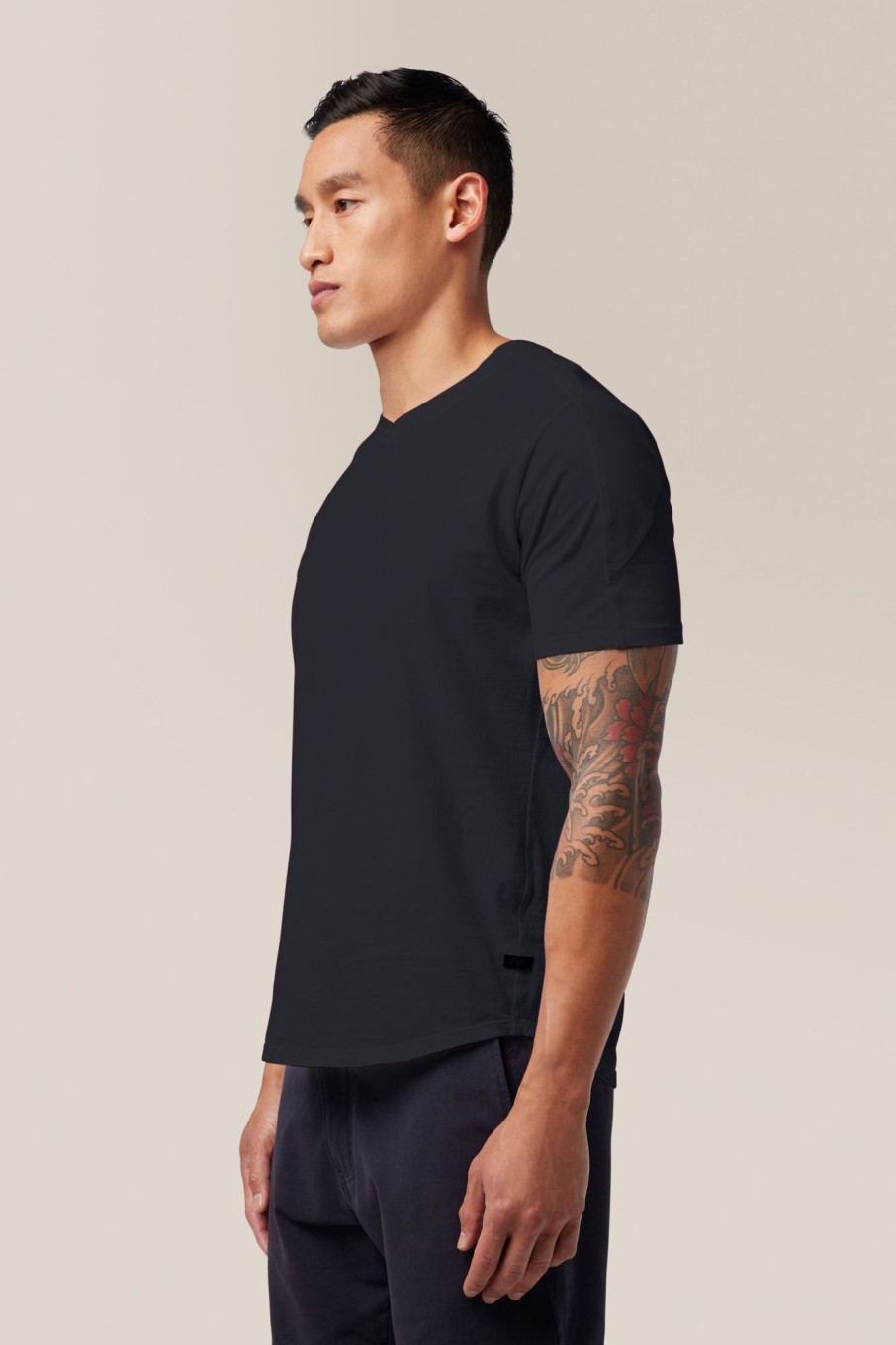 Men Good Man Brand Tees | Slim Fit Hi Vee Tee