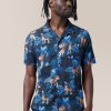 Men Good Man Brand Plaids & Prints | Short Sleeve Camp Shirt