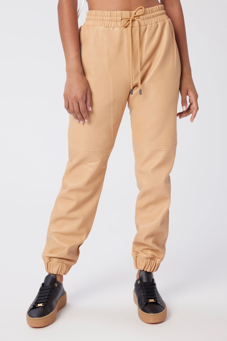 Women LITA Pants And Shorts | Jogger In Leather