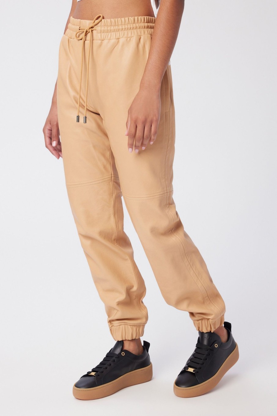 Women LITA Pants And Shorts | Jogger In Leather