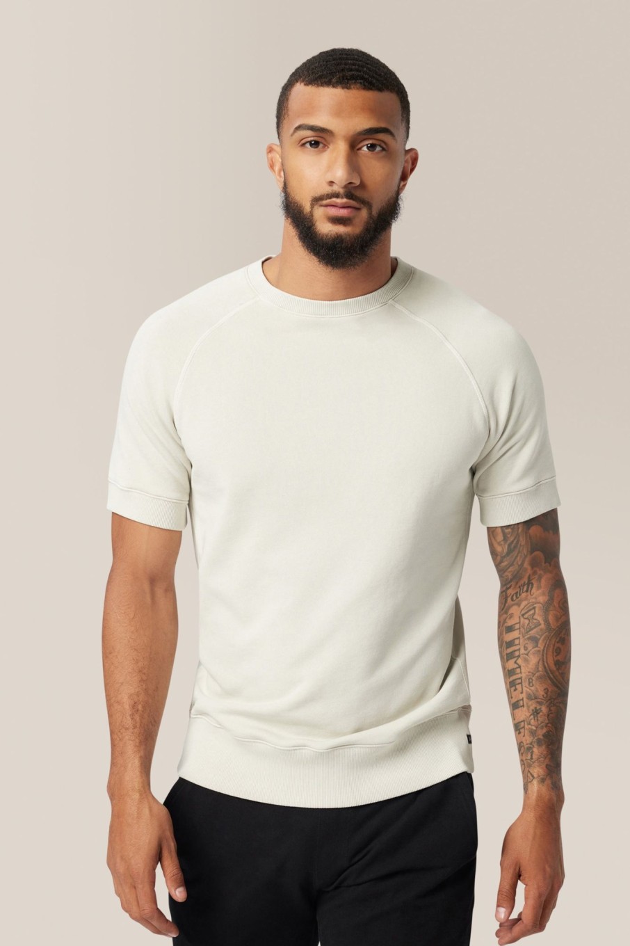 Men Good Man Brand Tees | Purpose Short Sleeve French Terry Sweatshirt