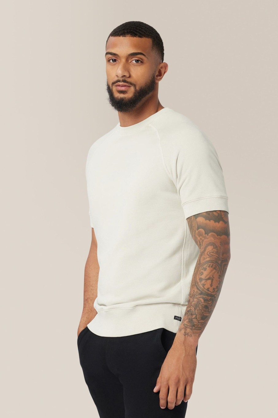 Men Good Man Brand Tees | Purpose Short Sleeve French Terry Sweatshirt