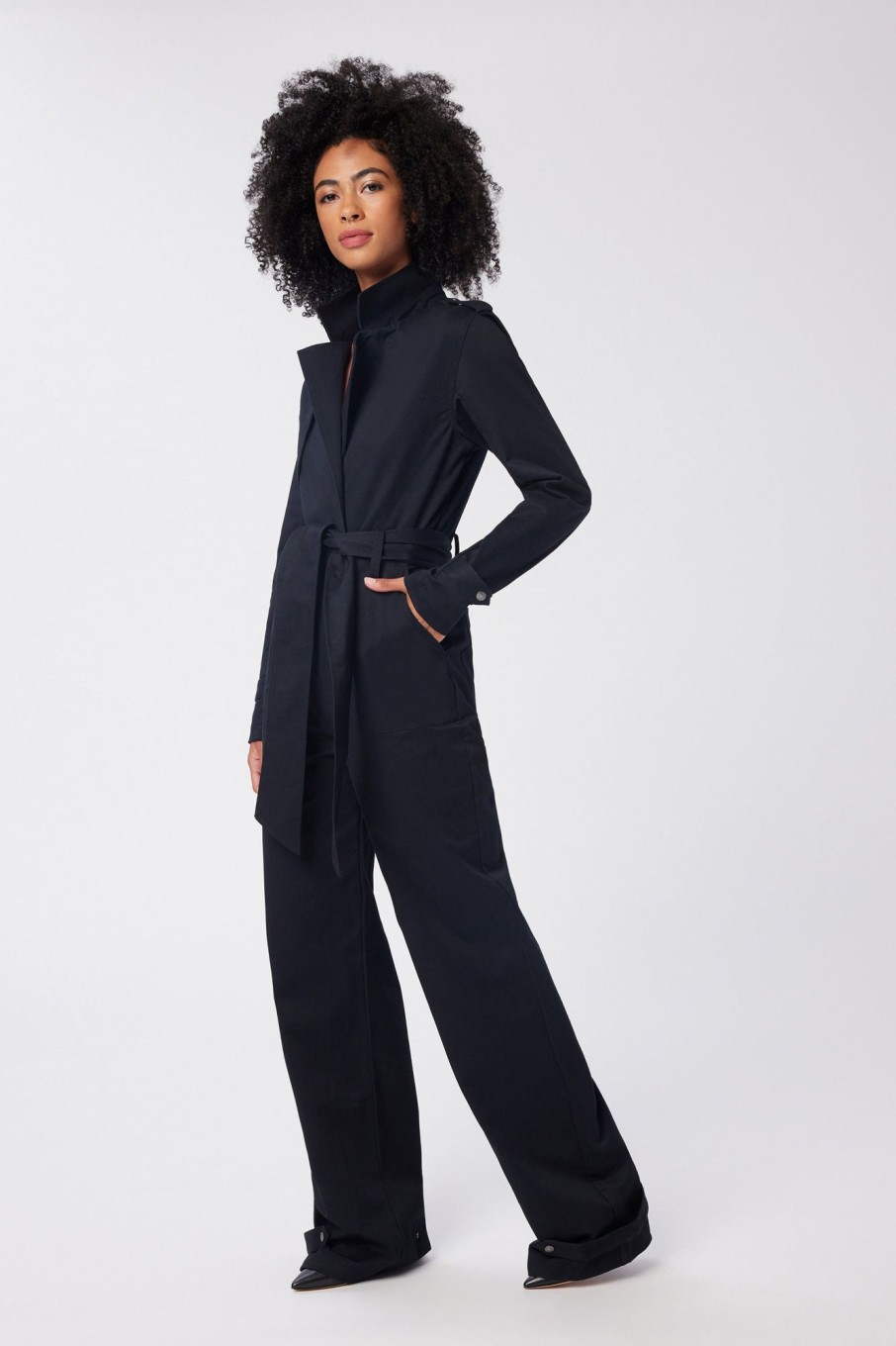 Women LITA Jumpsuits | Trench Jumpsuit In Stretch Twill Cotton