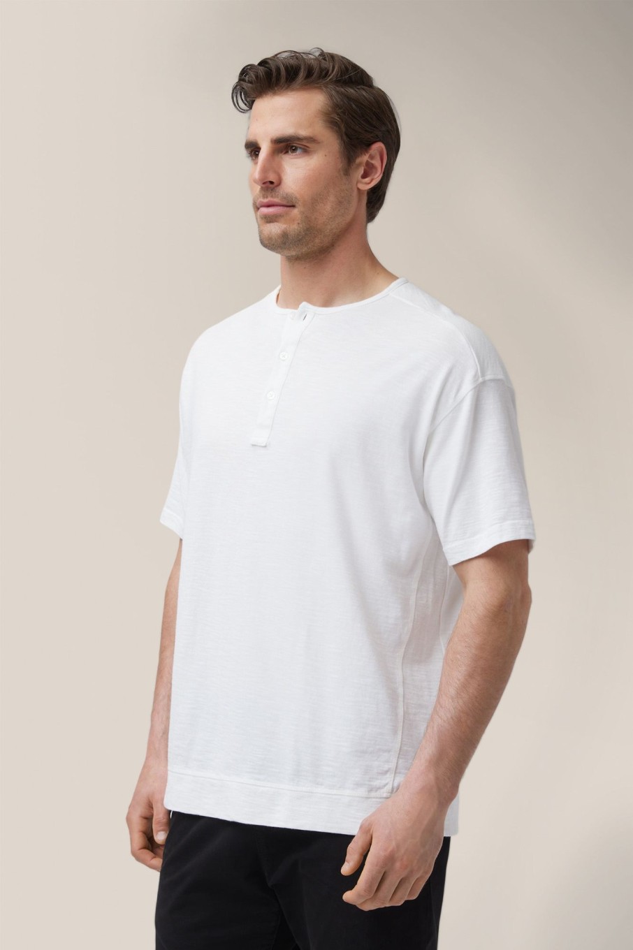 Men Good Man Brand Tees | Short Sleeve Henley