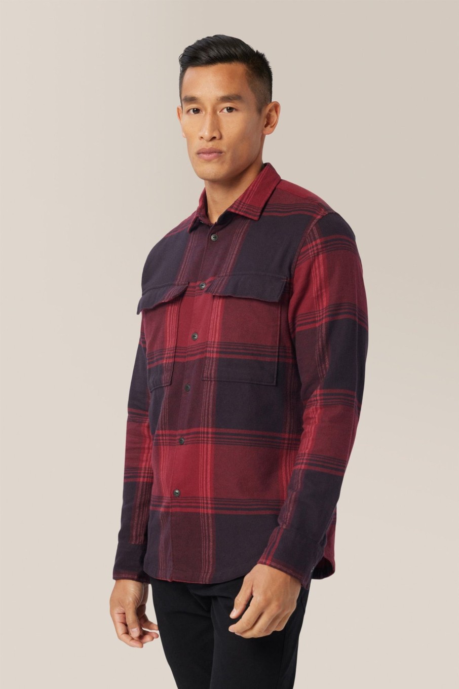 Men Good Man Brand Plaids & Prints | Stadium Shirt Jacket