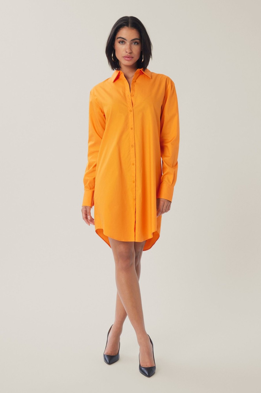 Women LITA Dresses | Oversized Shirt Dress In Cotton