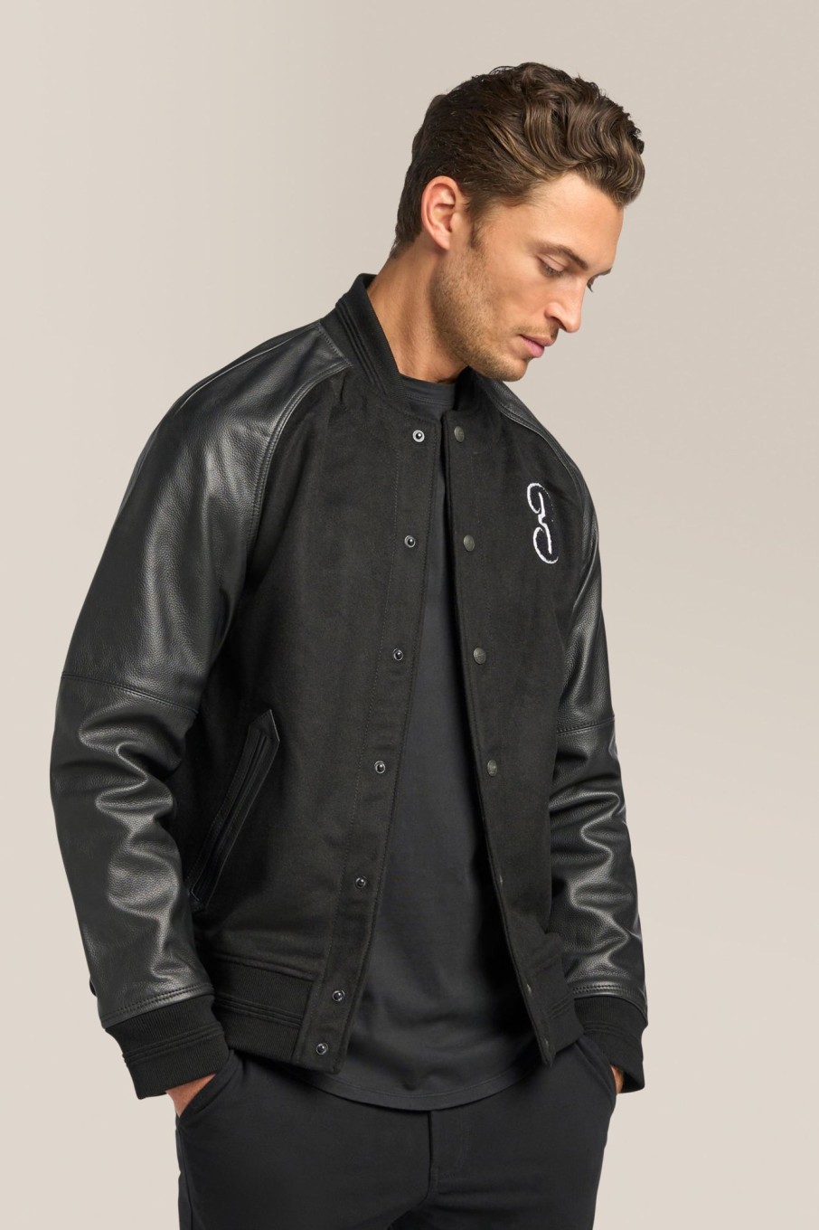 Men Good Man Brand Jackets | Varsity Jacket