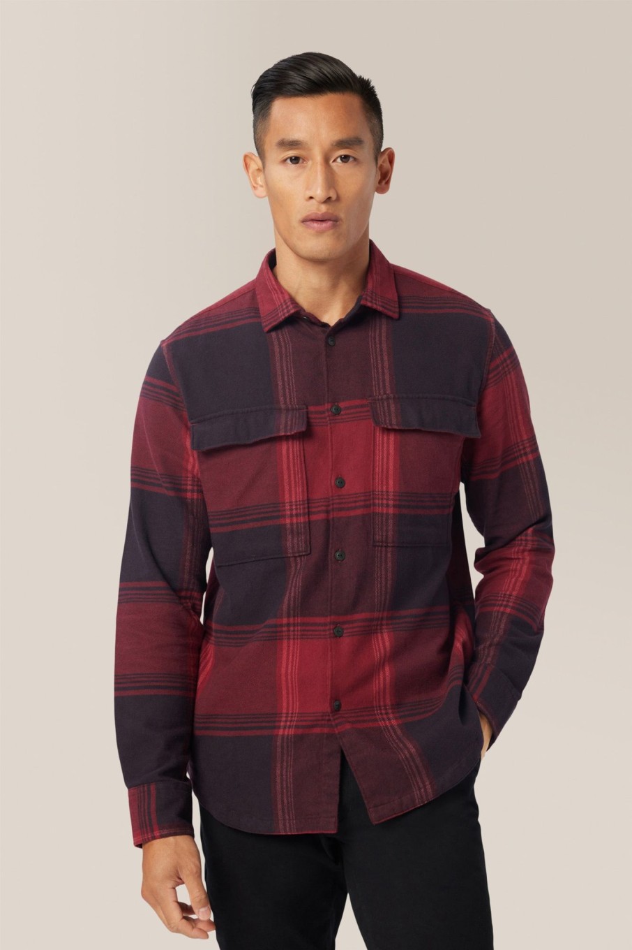 Men Good Man Brand Plaids & Prints | Stadium Shirt Jacket