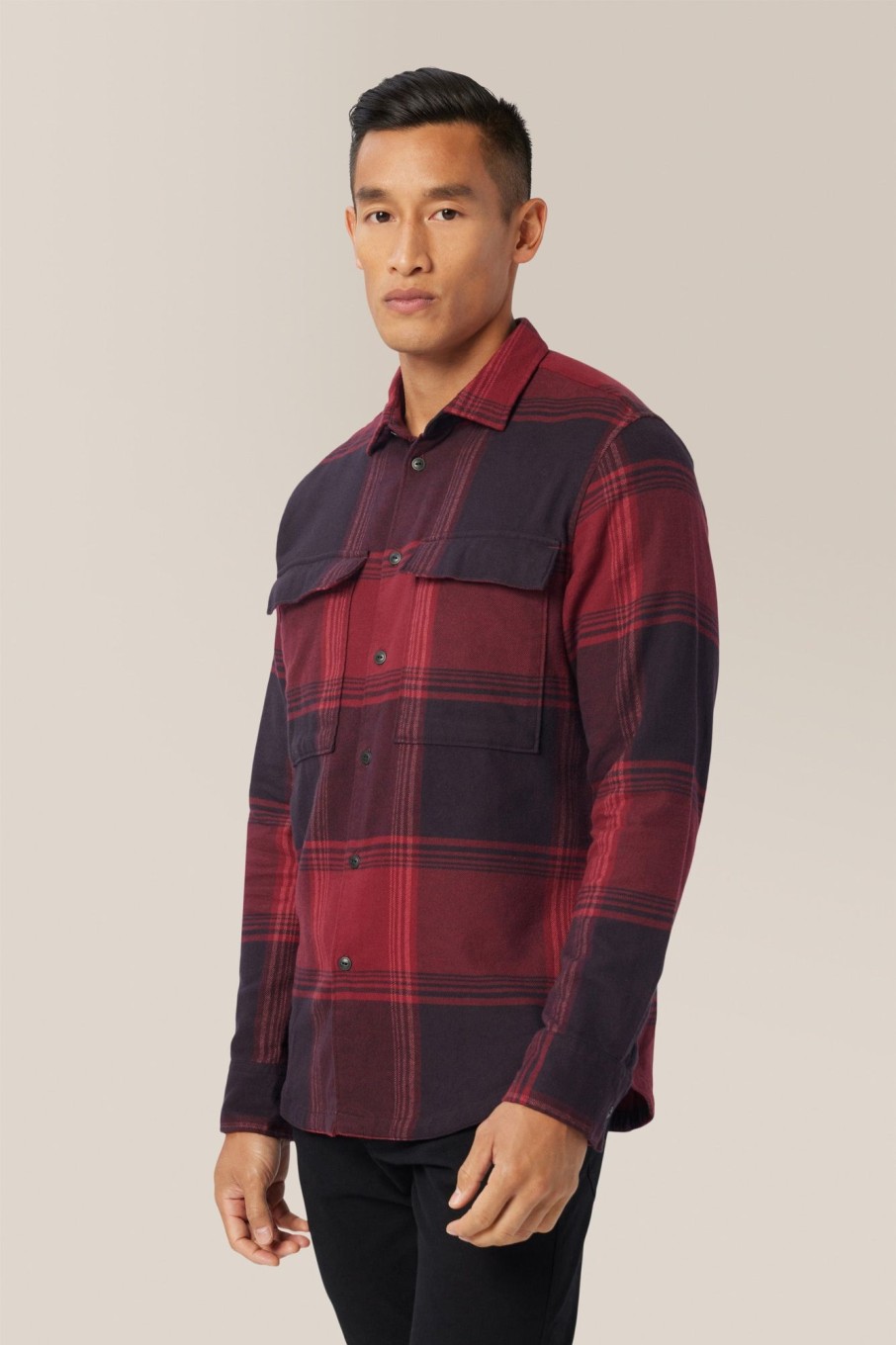 Men Good Man Brand Plaids & Prints | Stadium Shirt Jacket