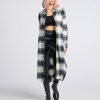 Women LITA Tops | Maxi Plaid Boyfriend Shirt In Brushed Cotton Flannel