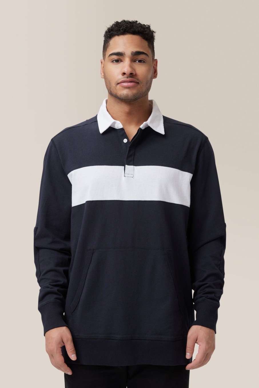 Men Good Man Brand Polos | Rugby Striped Shirt