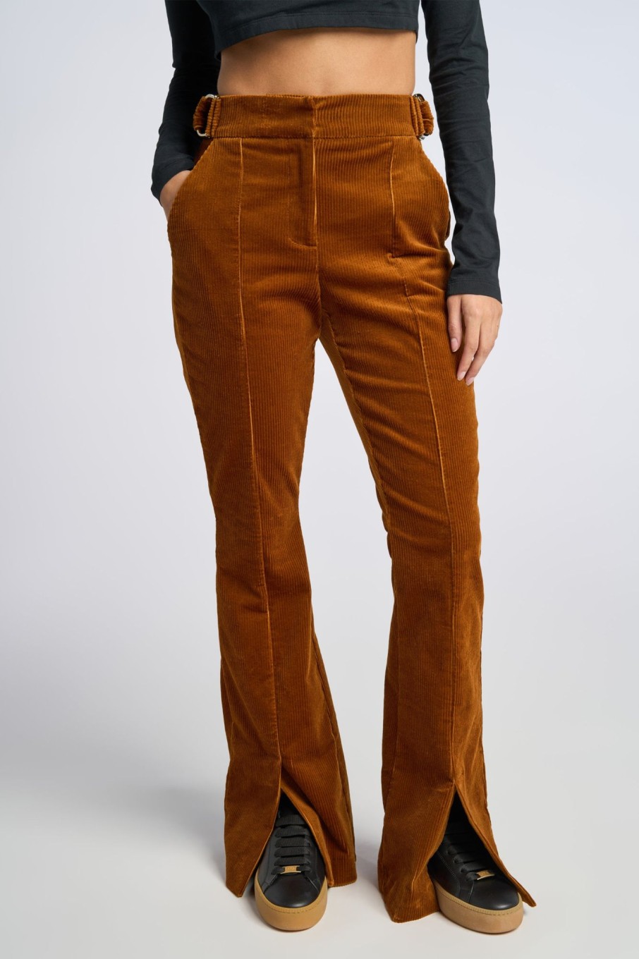 Women LITA Pants And Shorts | Flared Leg Pant In Corduroy