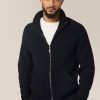 Men Good Man Brand Knitwear | Chunky Knit Zip Up Sweater