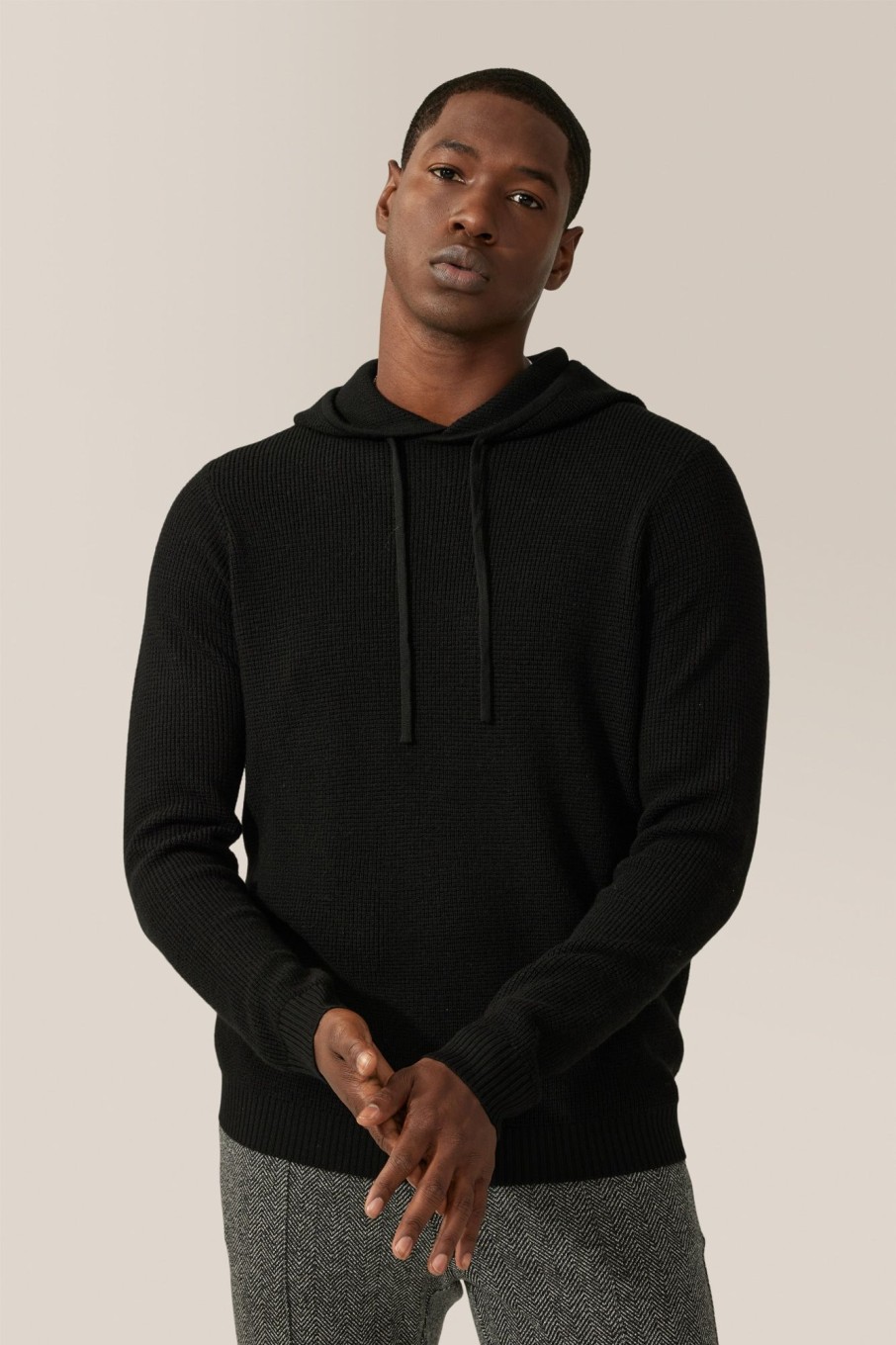 Men Good Man Brand Hoodies And Pullovers | Aspire Waffle-Stitch Hoodie