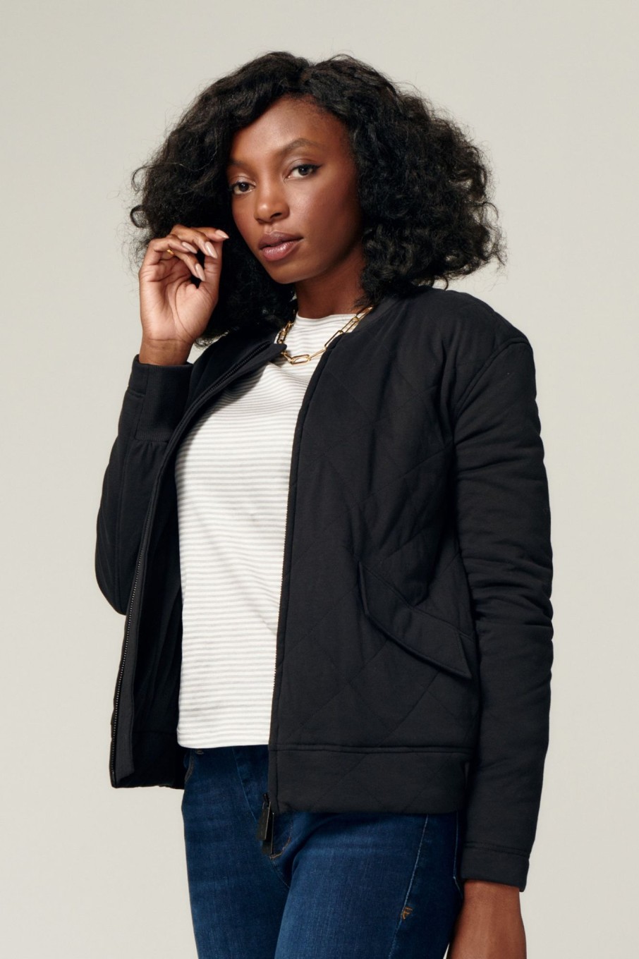 Women LITA Coats & Jackets | Icon Bomber In Premium Jersey