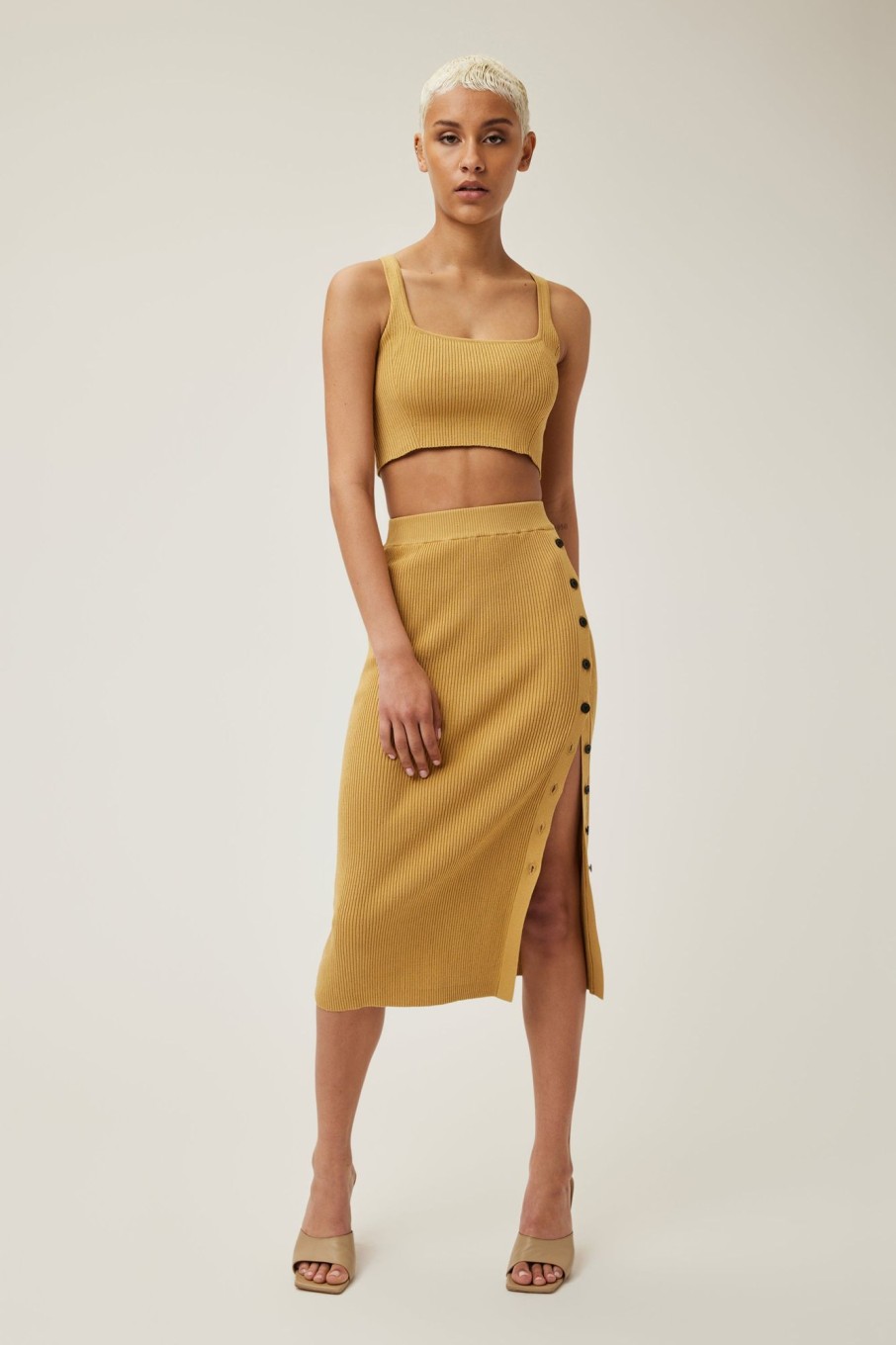 Women LITA Skirts | True Rib Skirt In Cotton