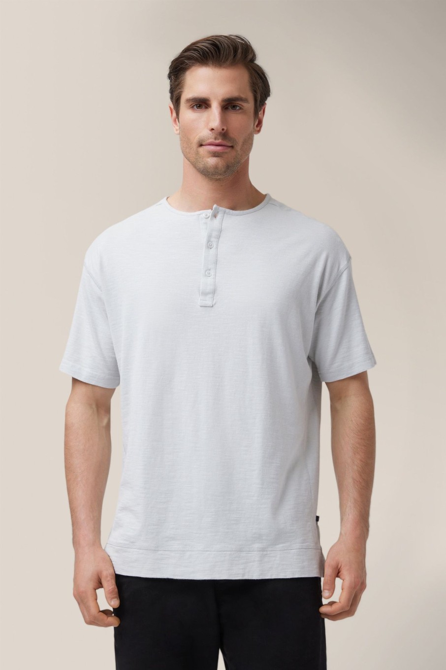 Men Good Man Brand Tees | Short Sleeve Henley