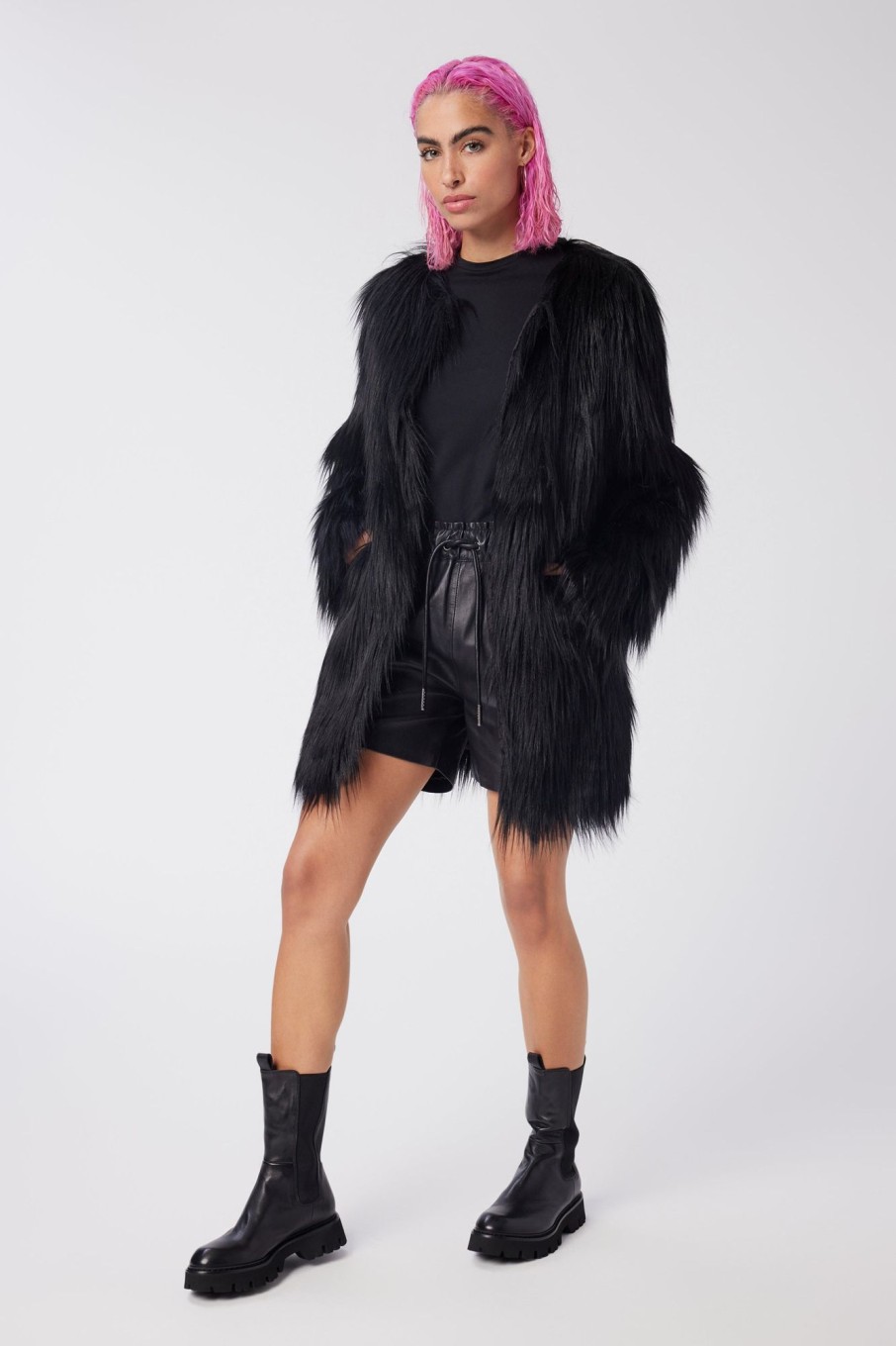 Women LITA Coats & Jackets | The Shag Faux Fur Coat