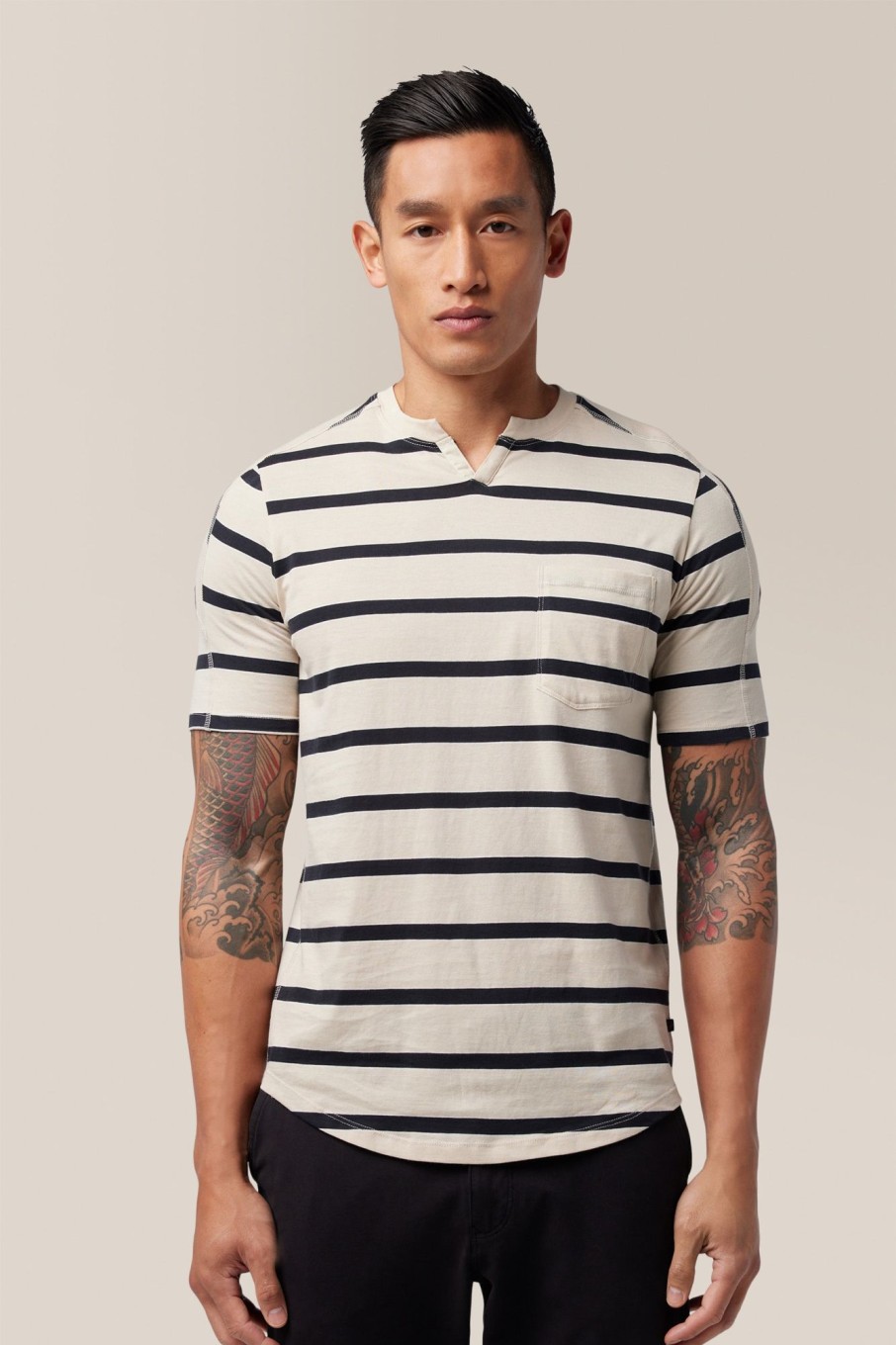 Men Good Man Brand Tees | V-Notch T-Shirt