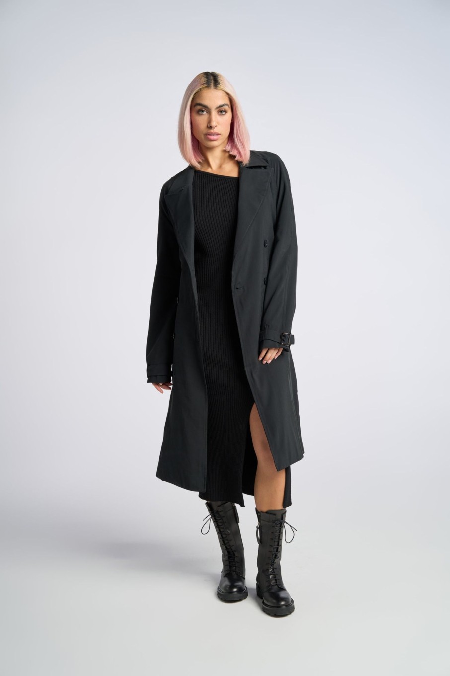 Women LITA Coats & Jackets | Trench Coat In Satin