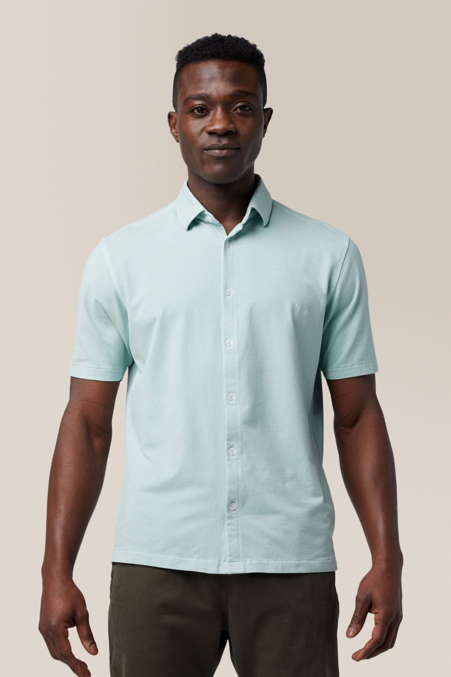 Men Good Man Brand Button Down Shirts | Big On-Point Shirt: Stretch