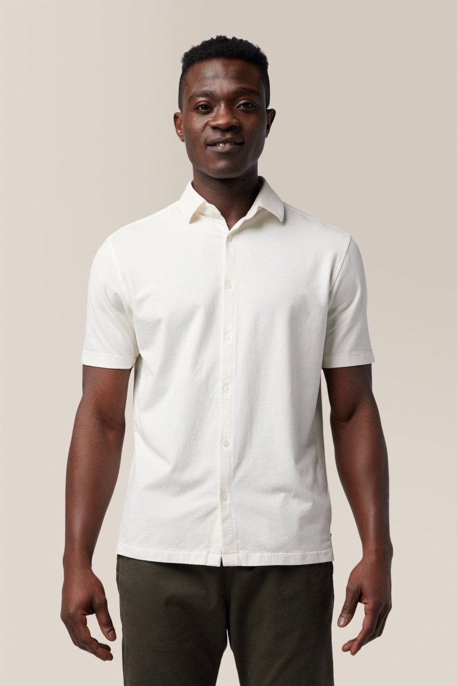 Men Good Man Brand Button Down Shirts | Big On-Point Shirt: Stretch