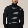 Men Good Man Brand Knitwear | Drop Needle Turtleneck