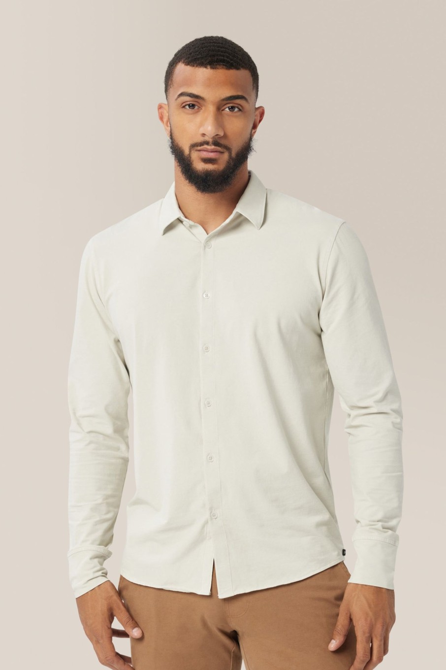 Men Good Man Brand Button Down Shirts | On-Point Shirt: Stretch