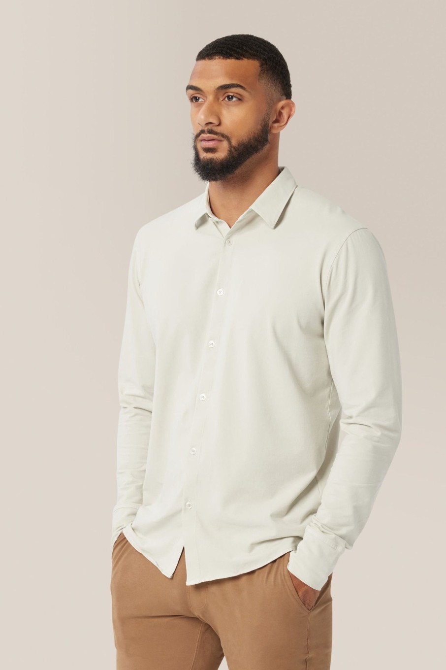 Men Good Man Brand Button Down Shirts | On-Point Shirt: Stretch