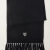 Women LITA | Black Cheetah Scarf In Cashmere