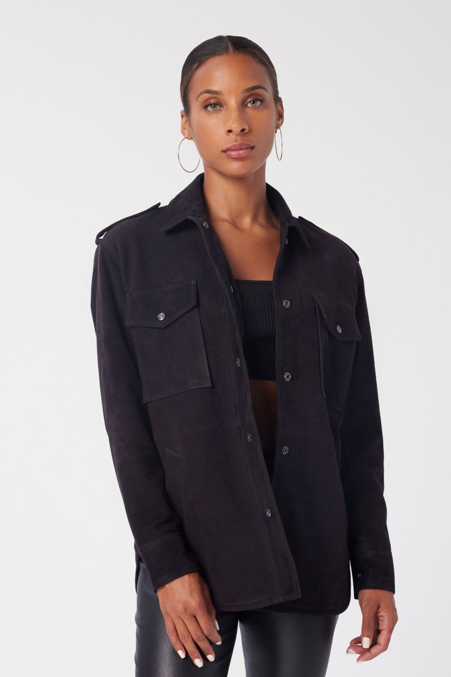 Women LITA Coats & Jackets | Lover Shirt Jacket In Suede