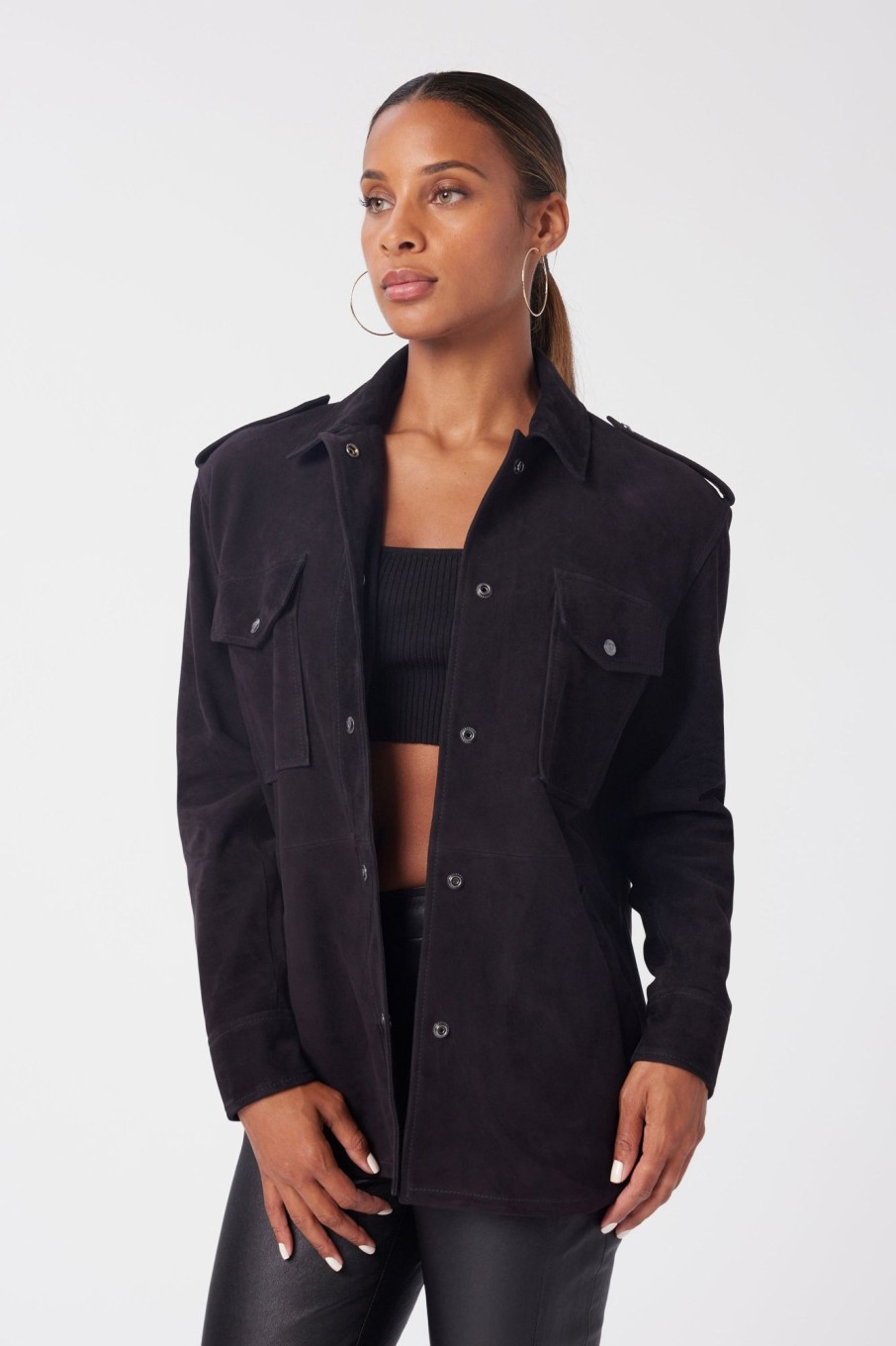 Women LITA Coats & Jackets | Lover Shirt Jacket In Suede